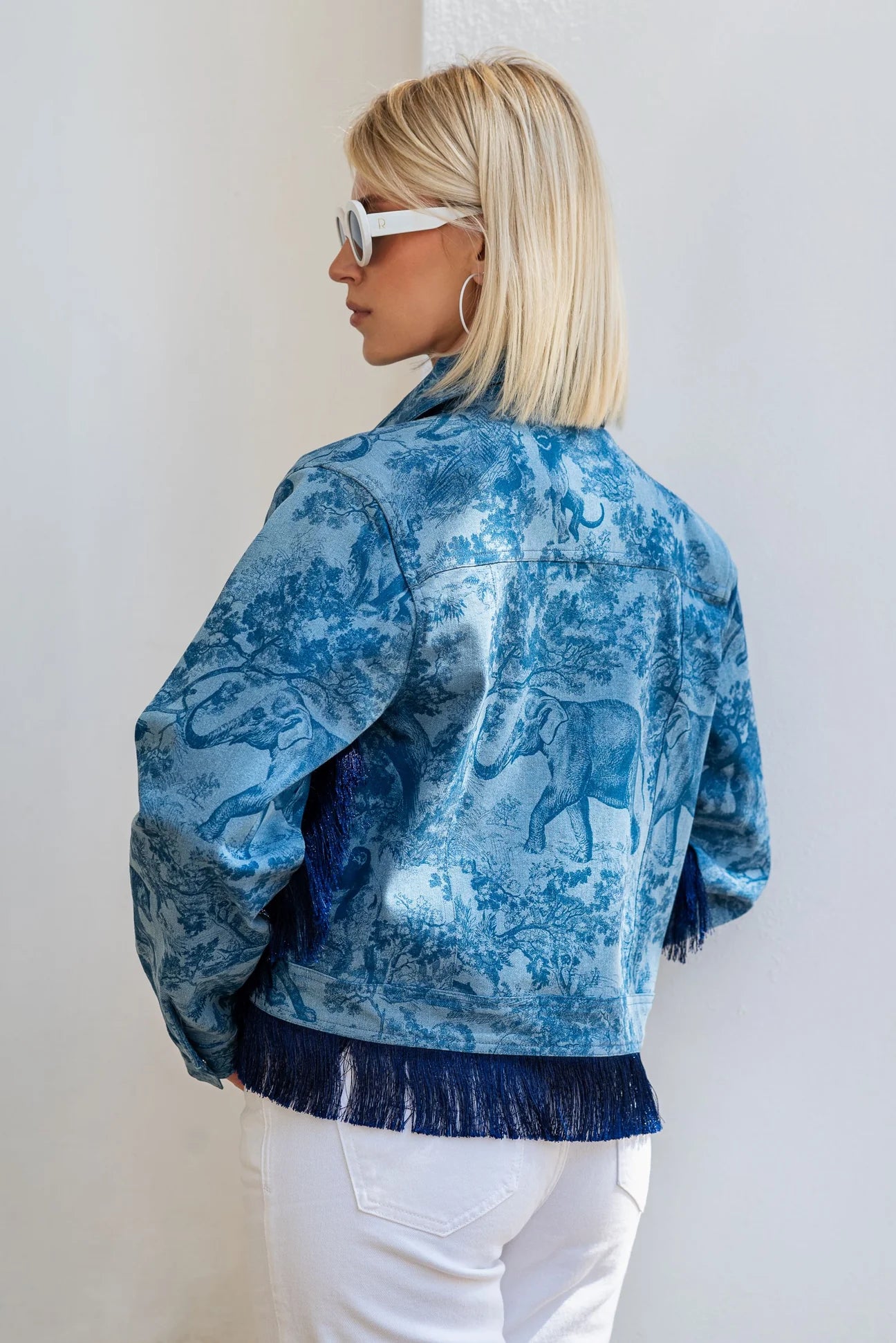 Africa jacket with fringes