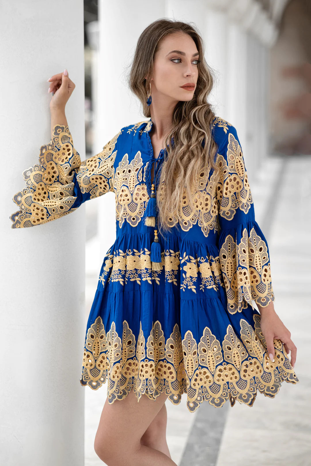 “Iris” short dress