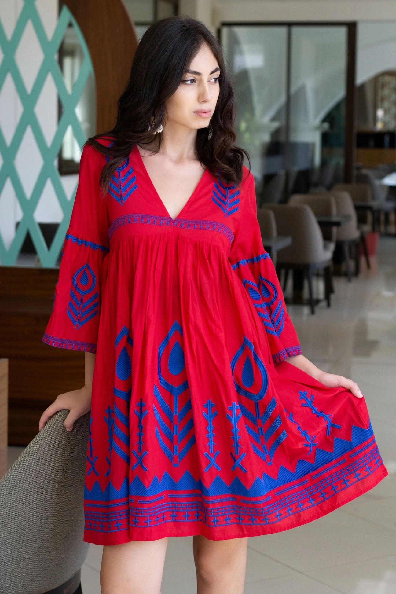 “Sikinos “ Dress - clothoboutique
