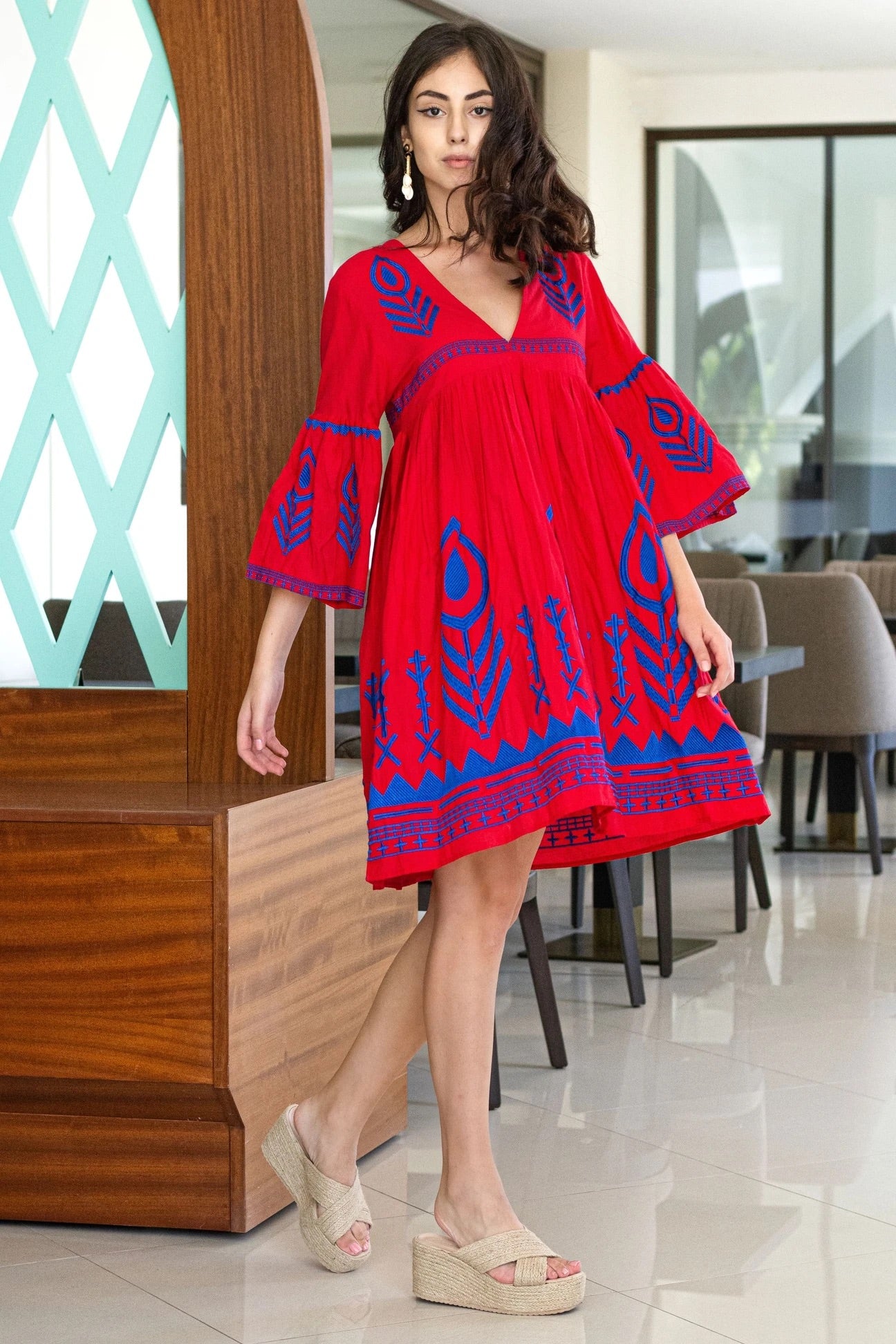 “Sikinos “ Dress - clothoboutique