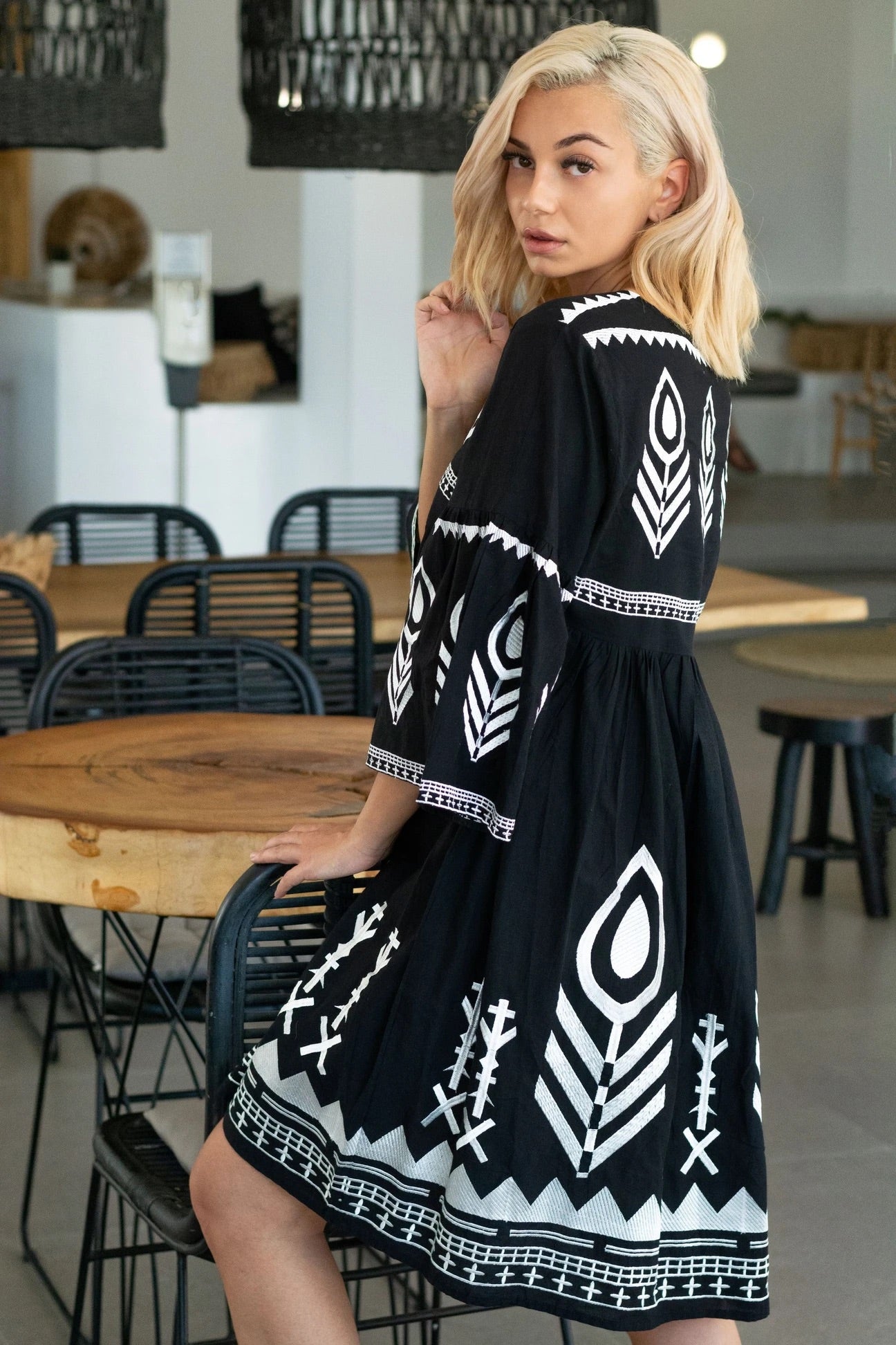 “Sikinos “ Dress - clothoboutique