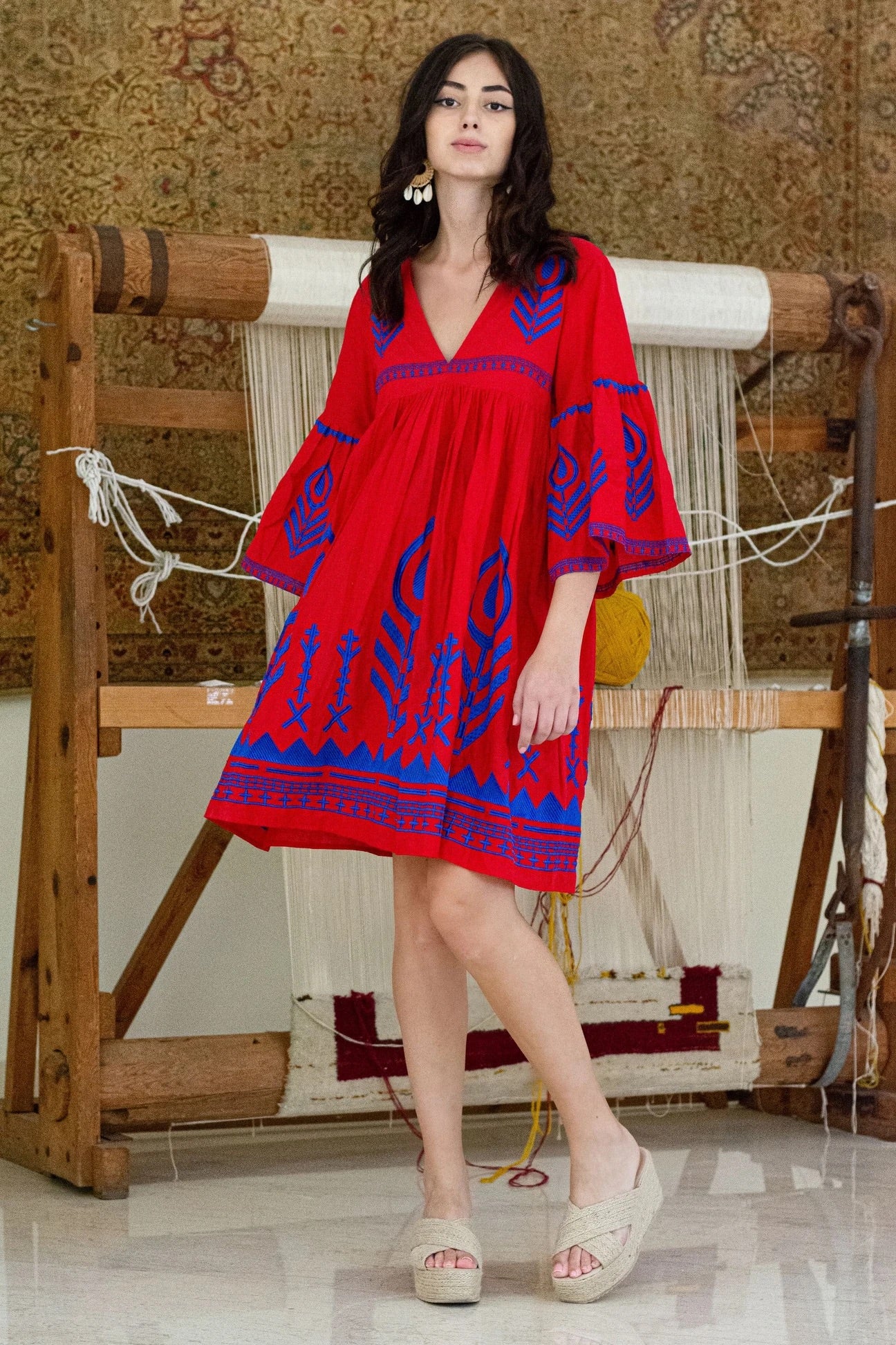 “Sikinos “ Dress - clothoboutique
