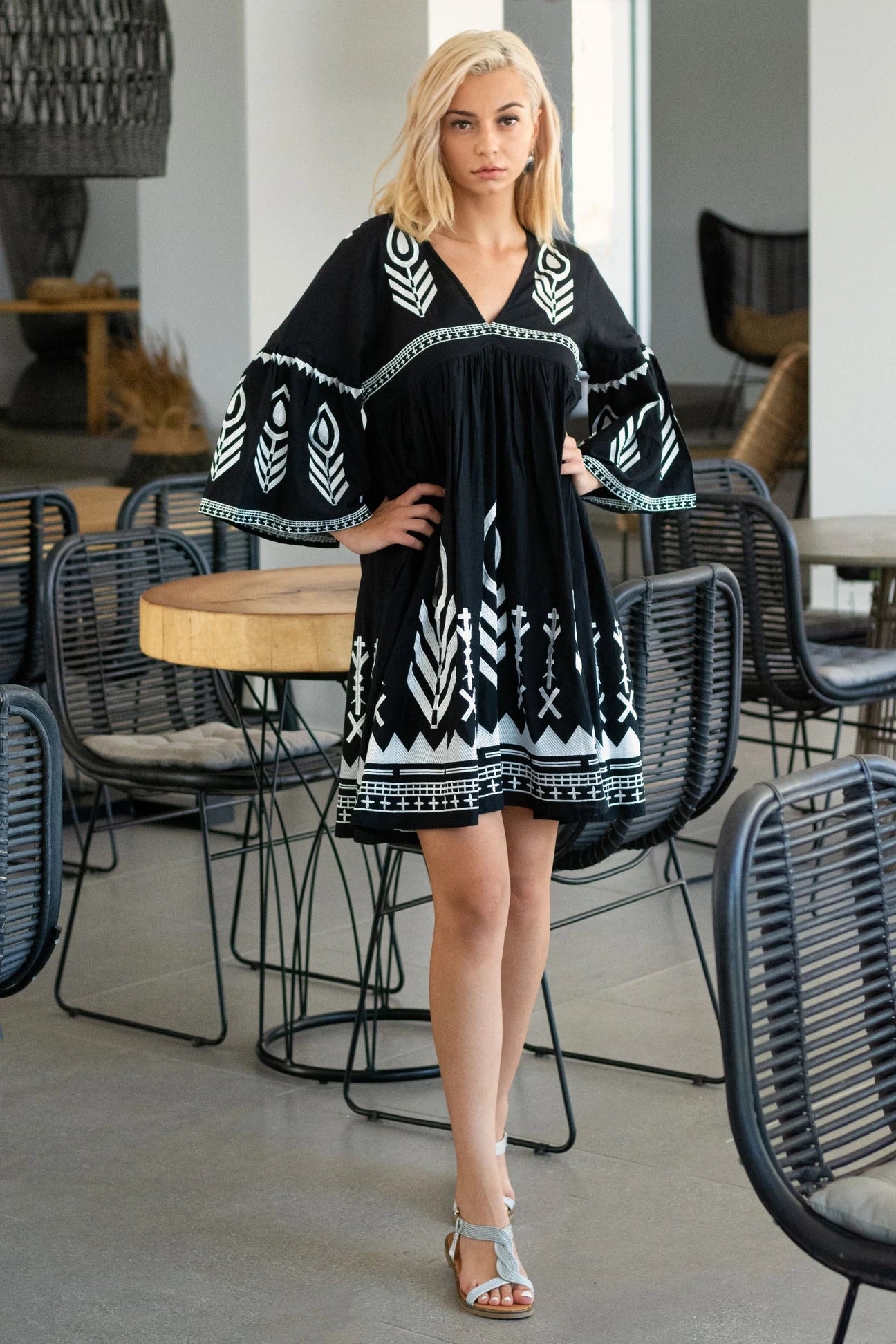 “Sikinos “ Dress - clothoboutique